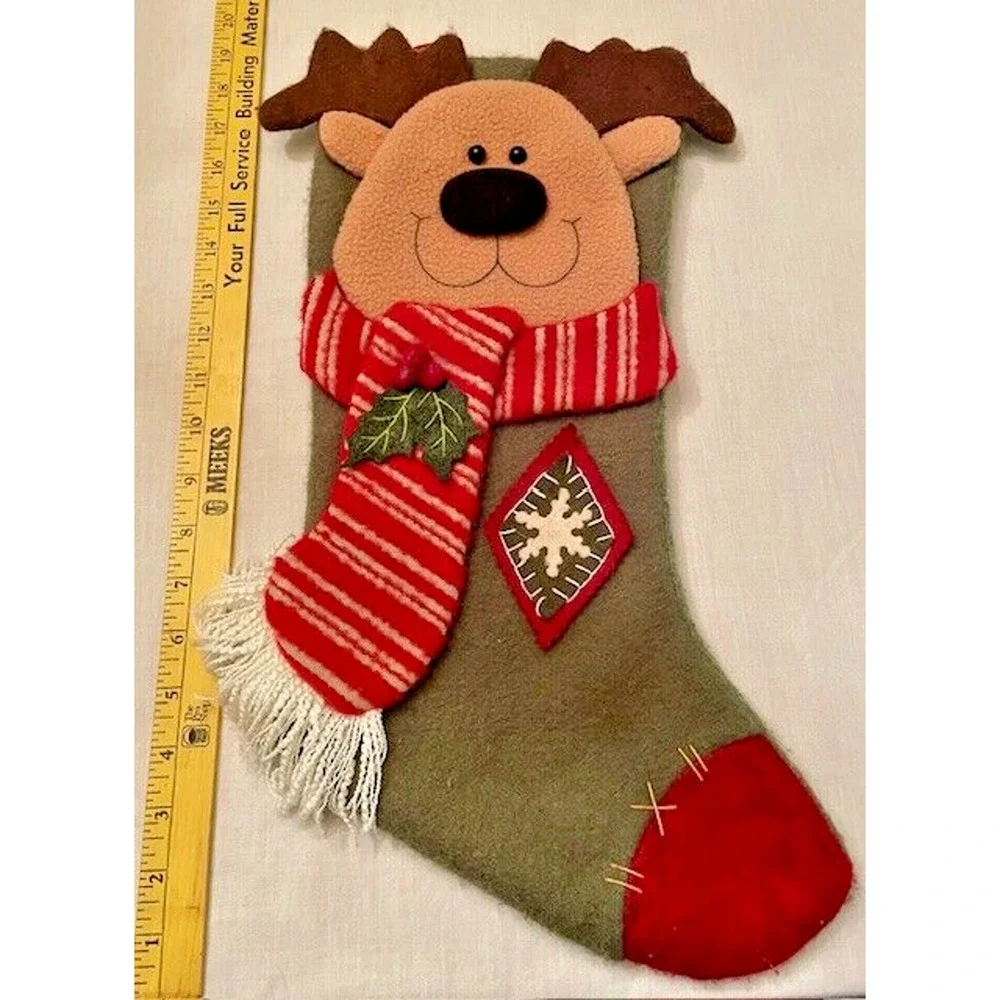Vintage Christmas 3D Stocking 19